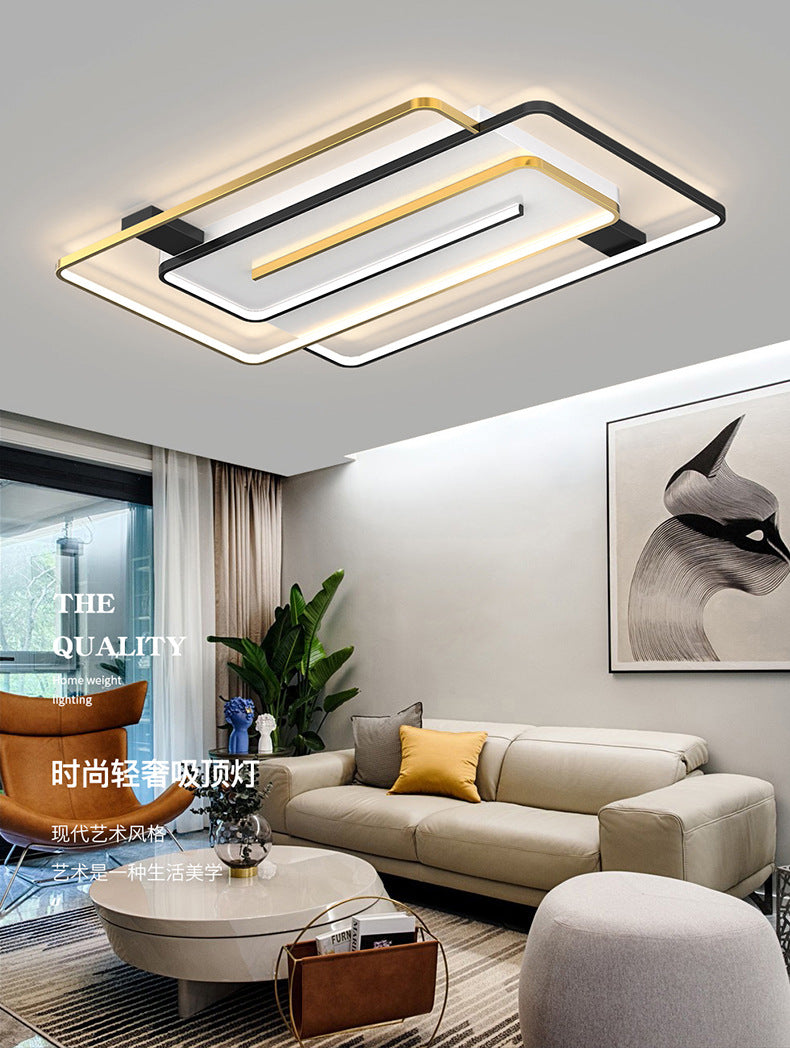 Living Room Lighting Simple Modern LED Ceiling Lamp2025New Nordic Style Elegant Light Luxury Personality Master Bedroom
