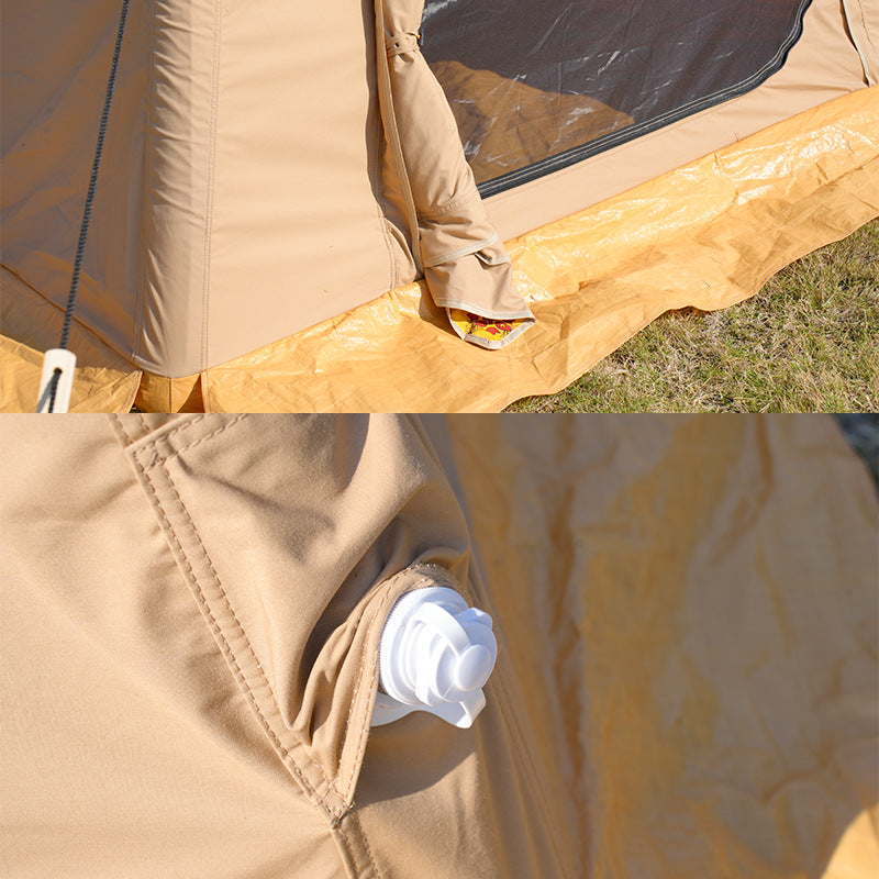 Manufacturer Outdoor Middle East Desert Inflatable Tent Thickened Printed Saudi Dustproof Windproof Arabian Middle East Style