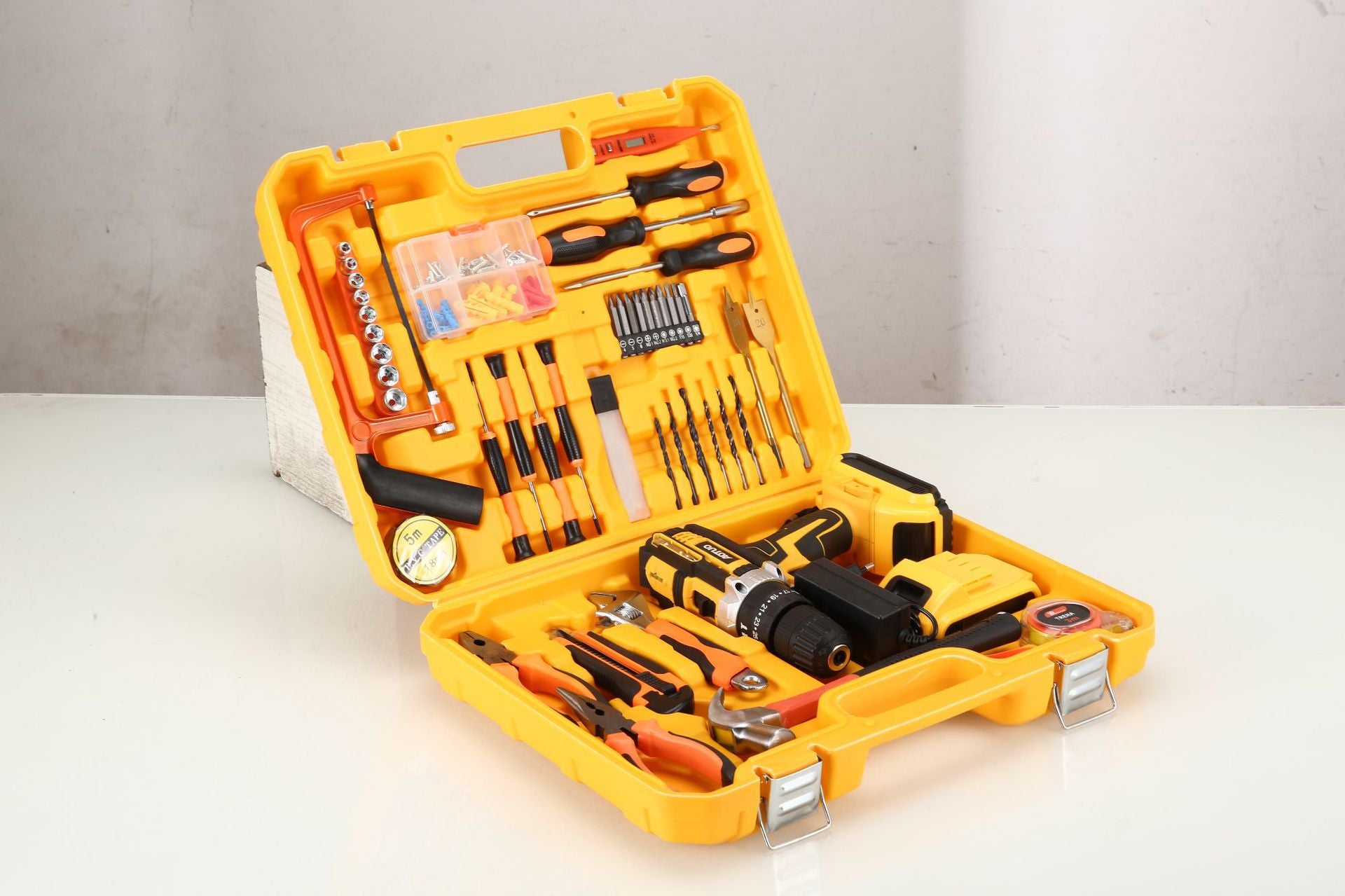 Multi-Function Pistol Drill Lithium Electric Impact Hand Drill Screwdriver Rechargeable Drill Lithium Drill Set