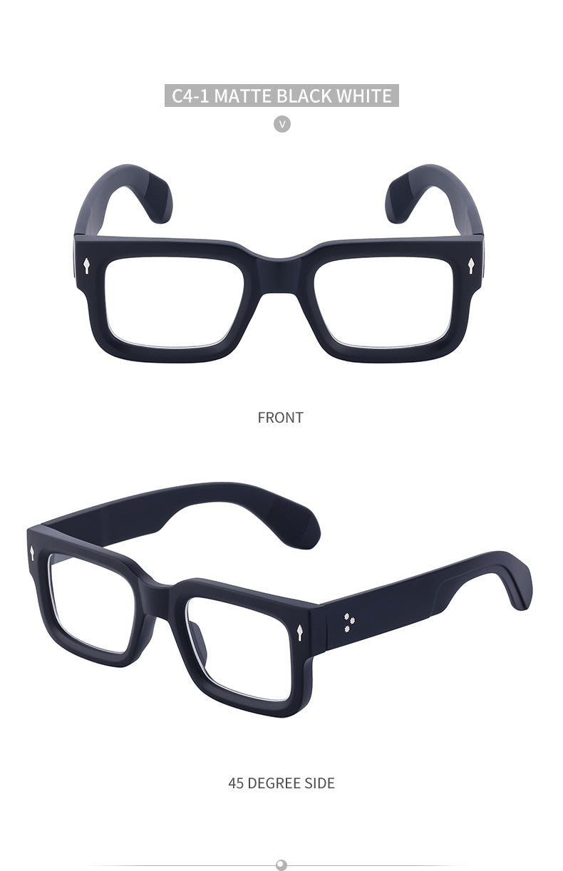 2025New Retro Square Frame Sunglasses for Men High-End European and American Retro Sunglasses Men's Trend sunglasses