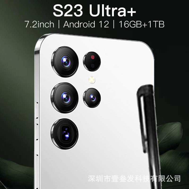 S23 Ultra Popular(2+16G) 7.3Inch4G All-in-One New Smartphone Factory