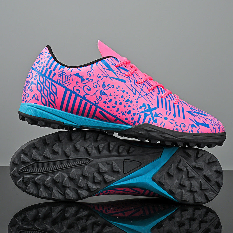 New Men's Football Shoes Low-Cut Long Spikes Broken Spikes Youth Student Professional Training Sports Shoes