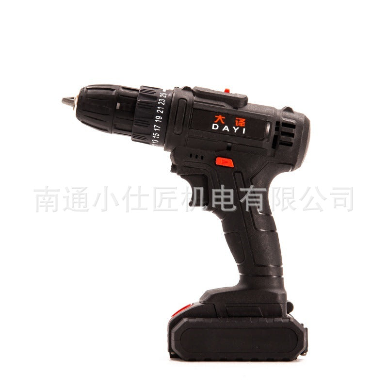 Cross-Border Dropshipping Electric Drill Set Multi-Functional Household Impact Drill Electric Screwdriver Lithium Battery Handheld Brushless Electric Drill