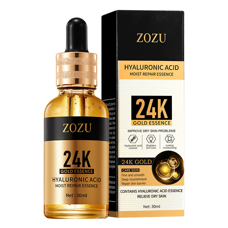 Full English24K Gold Essence ZOZU Hyaluronic acid moisturizing and hydrating skincare wholesale for  trade