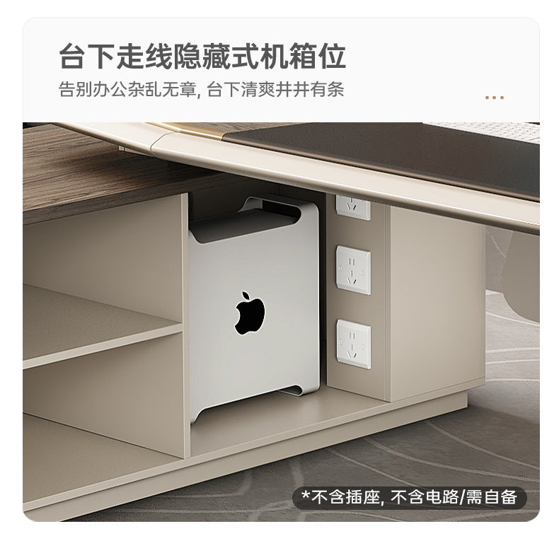 Office Desk Boss Desk Simple Modern Executive Desk Office Desk Office Chair Set Manager Desk President Desk