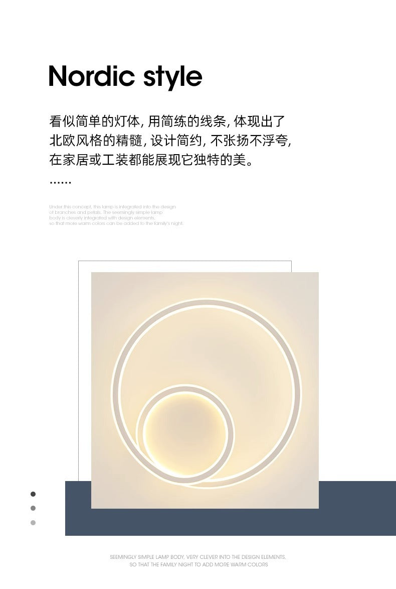 Minimalist Modern Creative Personality Art Lamp Bedroom Study Dining Room Bedroom Lighting Nordic Internet Celebrity Iron Art Ceiling Lamp