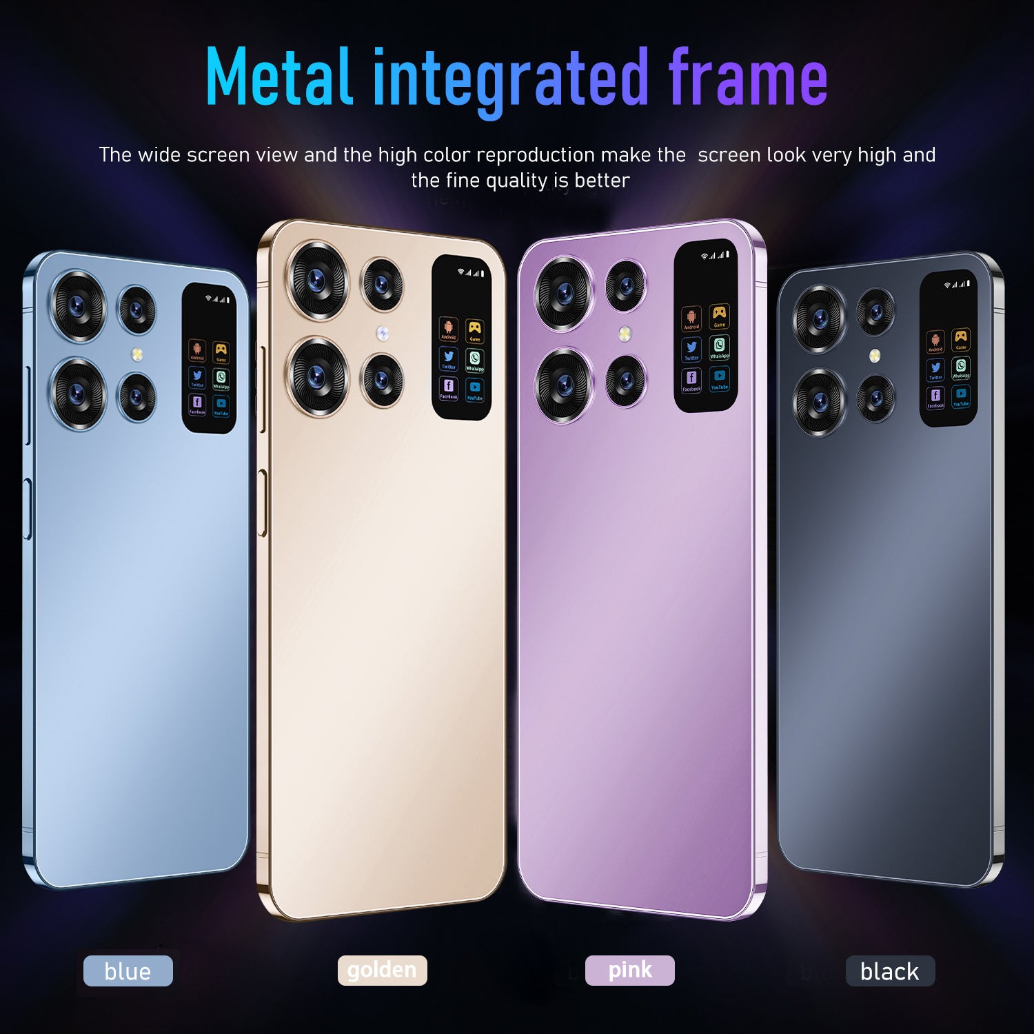 Android Smartphone S24 Ultra True Perforated Screen16+1T Overseas Version In Stock Wholesale(Popular)