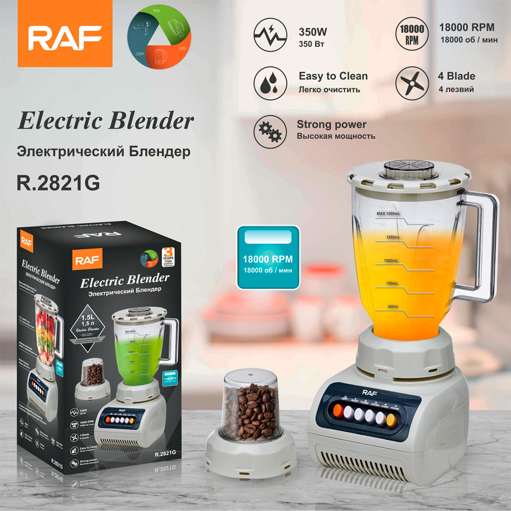 RAF European and American Standard Multi-Functional Juicer ABS Household Fully Automatic Fruit and Vegetable Juicer Blender