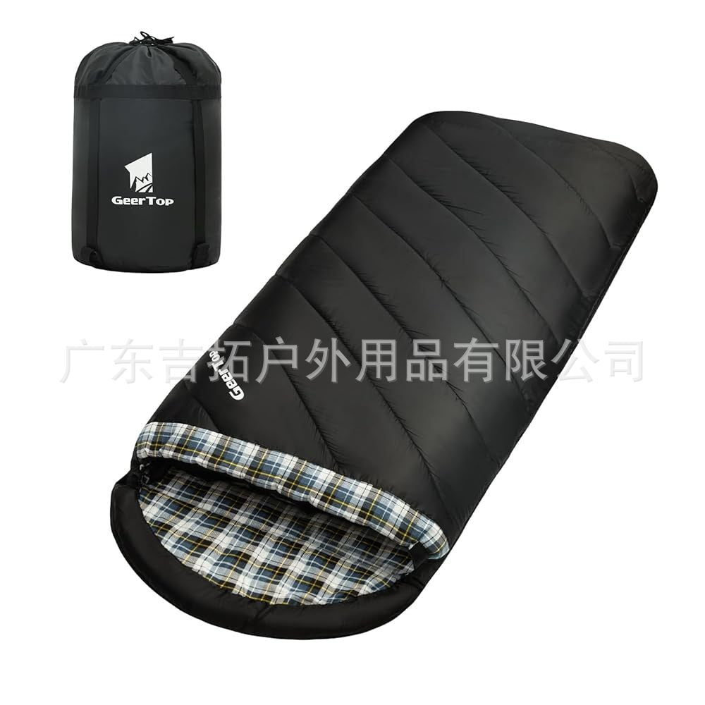 New Winter Sleeping Bag, Extra Wide and Thick, Warm Envelope Style Sleeping Bag for Outdoor Camping, Adult Quilt