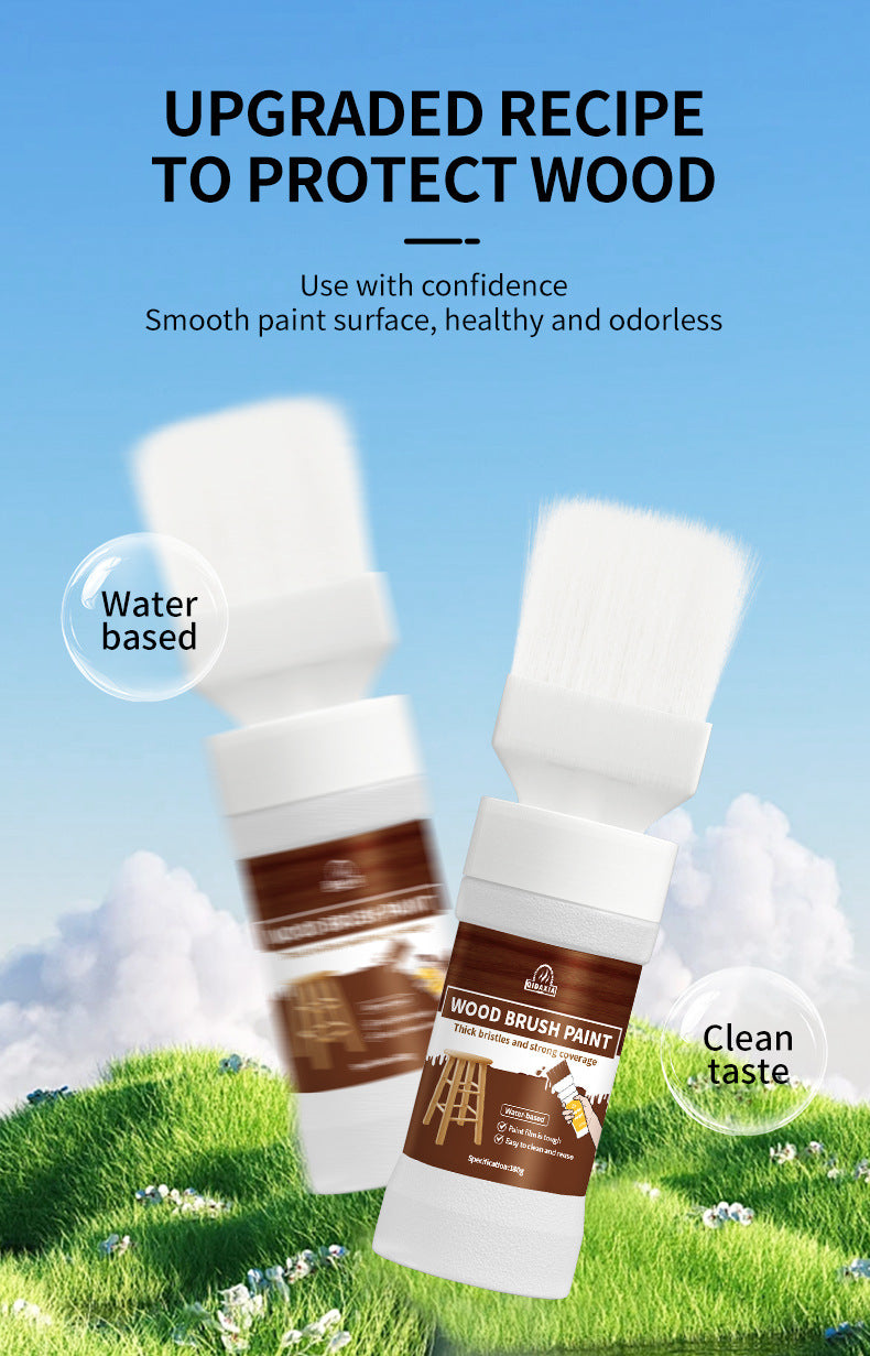 New Product Brush Paint Water-Based Wood Paint Furniture Renovation Bedside Table Wood Coating Paint Renovation Magic Tool