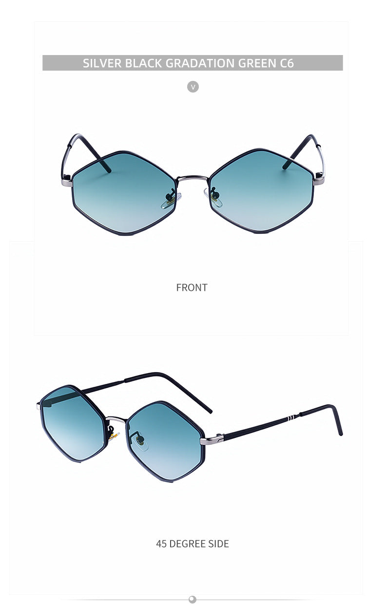Polygonal Sunglasses for Women with a Sense of Sophistication2025New European and American fashion sunglasses driving UV protection glasses