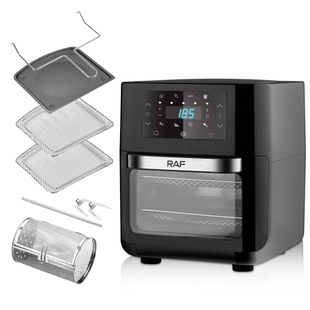 RAF European Standard Air Fryer Multifunctional Household Oven Large Capacity Smart Touchscreen Visual Electric Oven16L