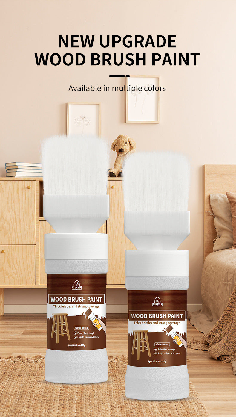 New Product Brush Paint Water-Based Wood Paint Furniture Renovation Bedside Table Wood Coating Paint Renovation Magic Tool