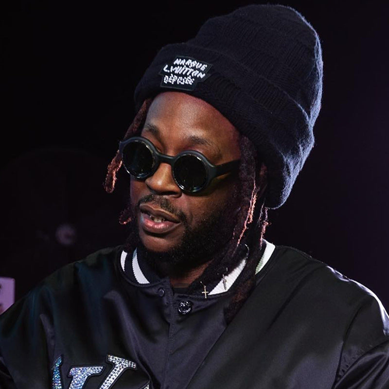 Sunglasses European and American Fashion Round Frame Sunglasses Men's High-end Sunglasses Men's Wholesale sunglasses