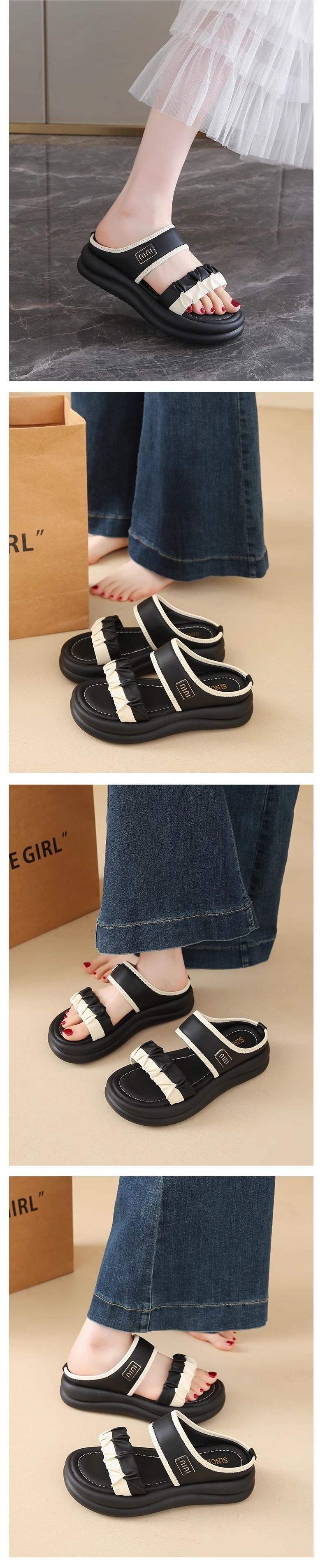 Women's French-style Sandals to Match Dress2025New Summer Versatile Open-Toe Sandals for Outdoor Wear