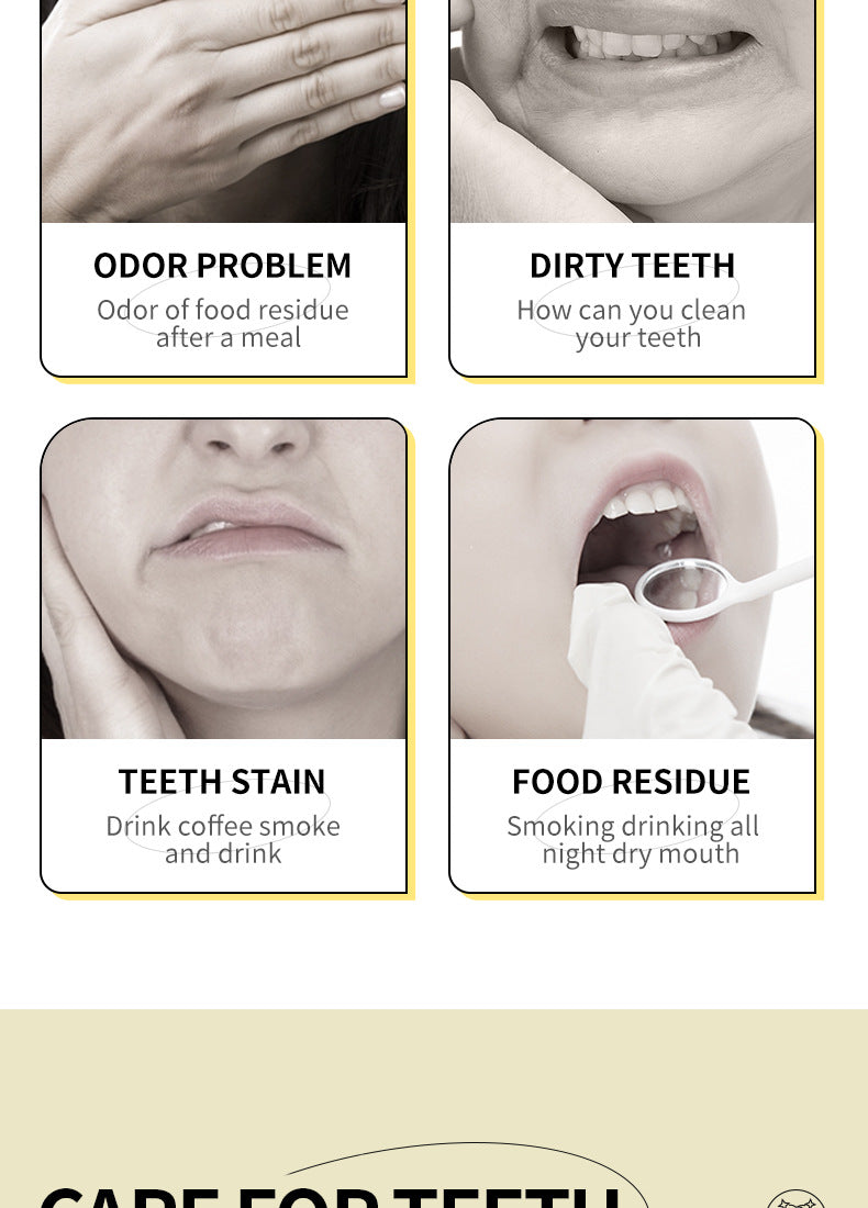 Full English Mouthwash Box Set SADOER Disposable Portable Oral Cleaning Care  Foreign Trade Wholesale