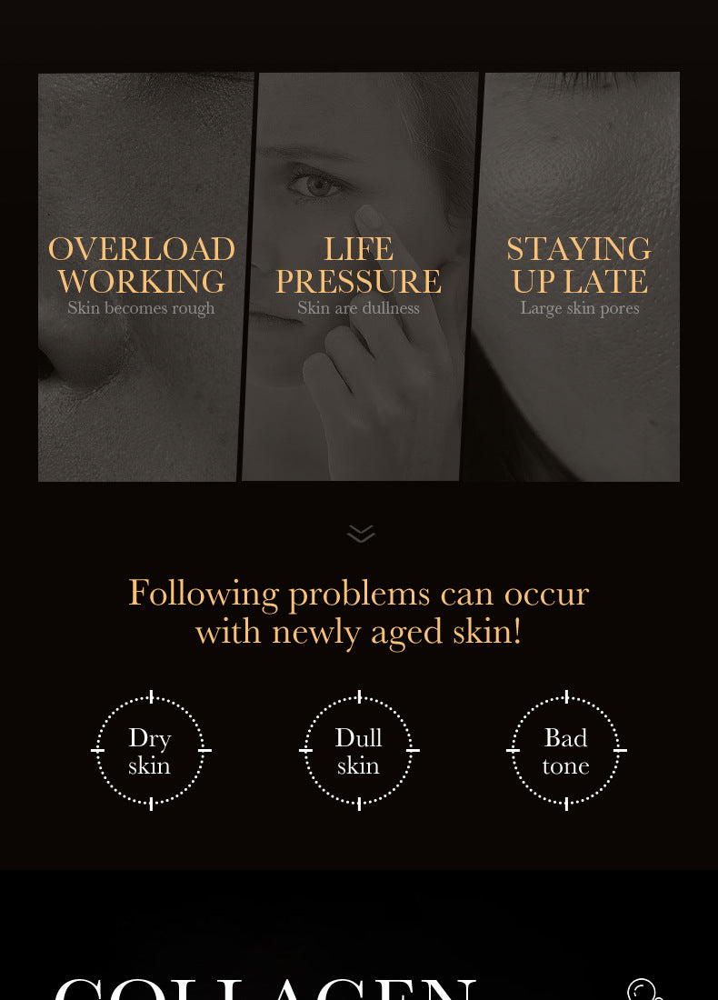 Full English Pearl Cream70g SADOER Collagen Hydrating Moisturizing Cream  Foreign Trade Wholesale