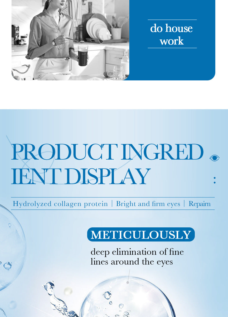 Collagen Butterfly Gel Eye Mask SADOER Improve Dark Circles and Eye Wrinkles Cross-Border Wholesale