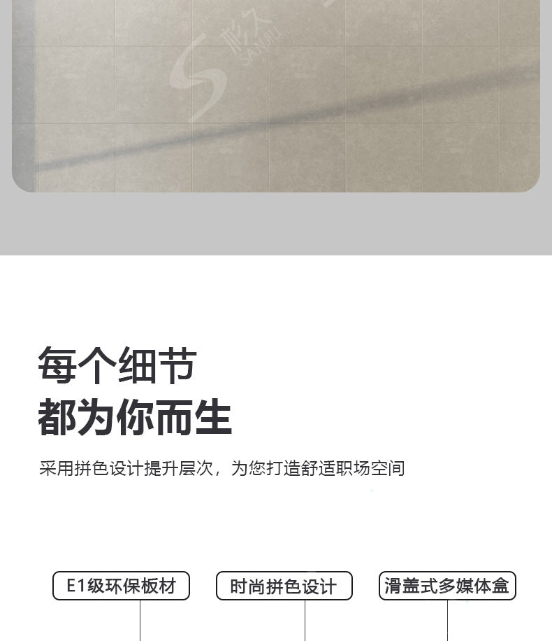 Office Conference Table Long Table Simple Modern Long Strip Table Conference Room Table and Chair Set Lacquered Large Employee Training Table