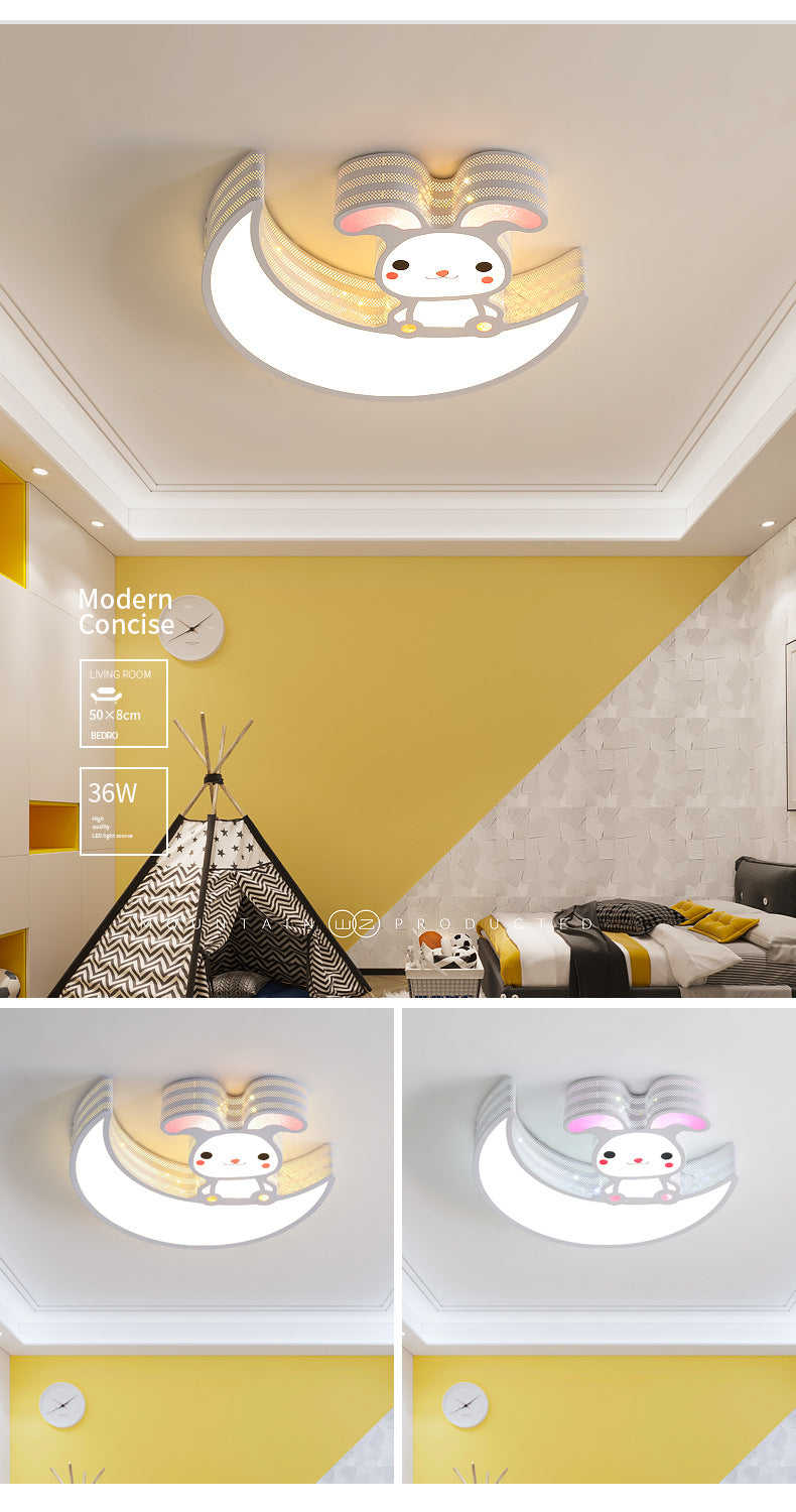 Creative Children's Lamp Bedroom lamp cartoon ceiling light modern minimalist LED Eye Protection Room Lamp Zhongshan Lighting Wholesale