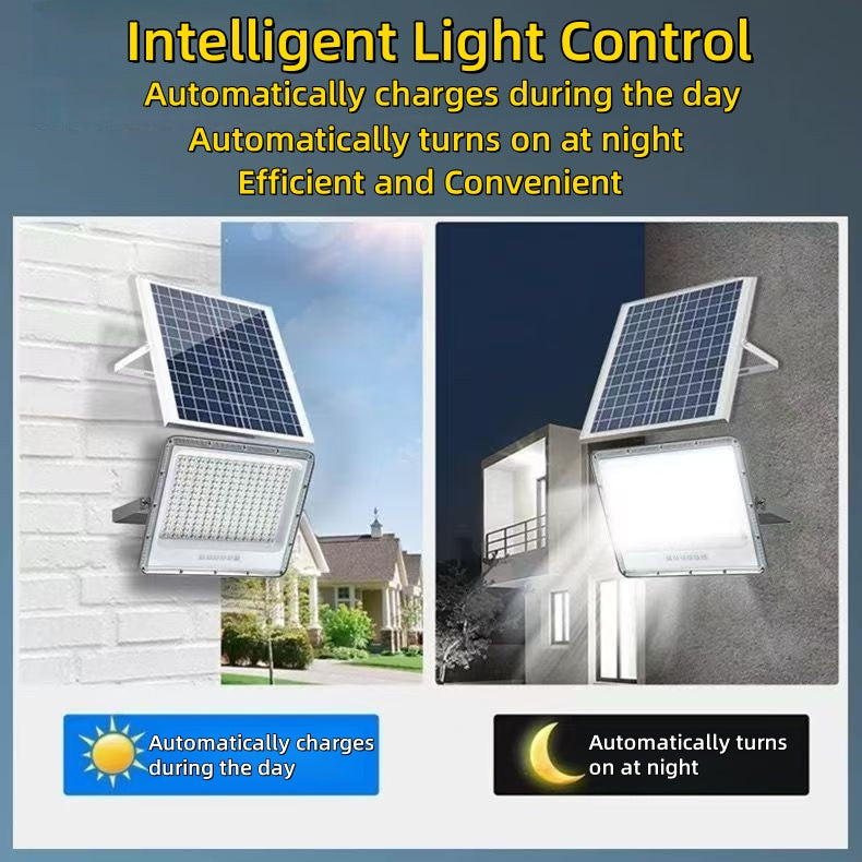 LED Solar Light Outdoor Garden Light 500W 600W 700W 800W Indoor and Outdoor Bright Split Solar Floodlight
