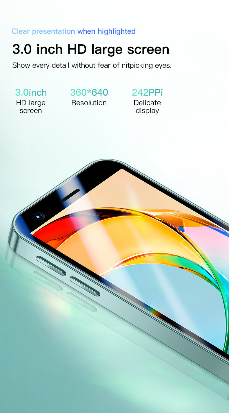 P7 Pro Mini Smartphone3.0Inch Screen Dual SIM Dual Standby mini Card Phone Export