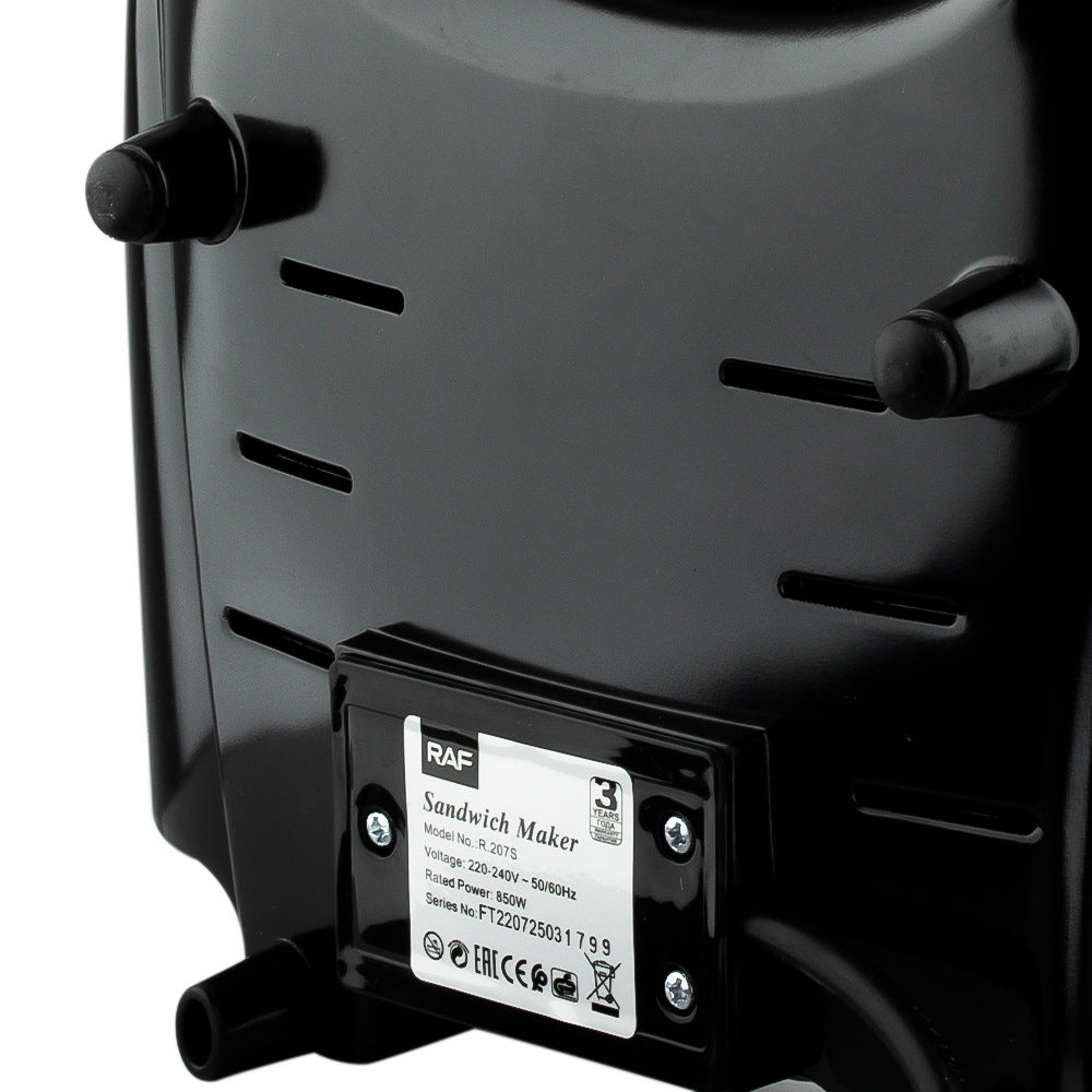 RAF European Standard Sandwich Maker Breakfast Machine Waffle Maker Toaster Multifunctional Light Food Machine Breakfast Machine