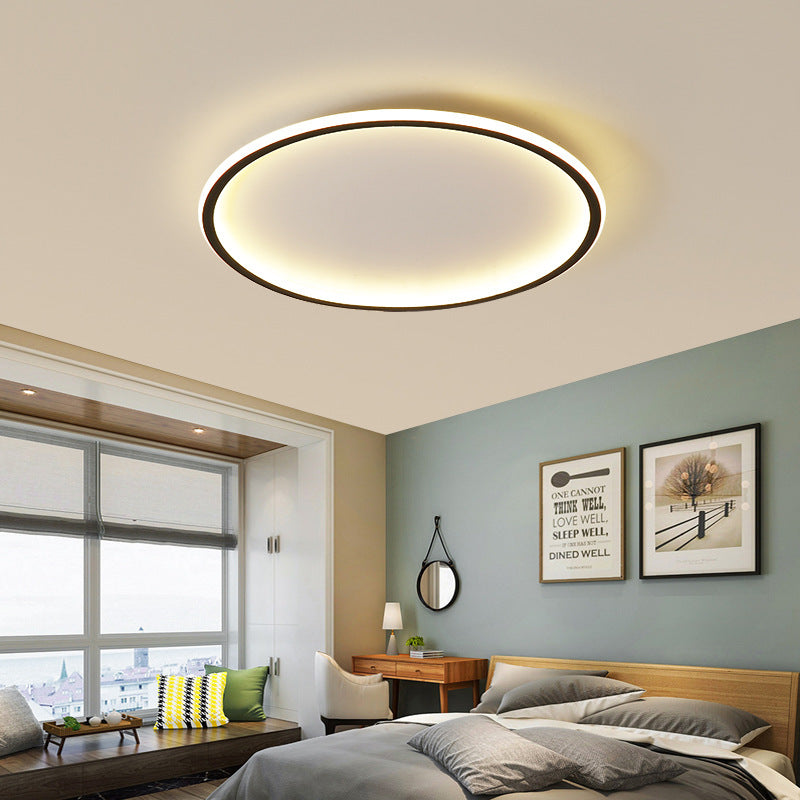 Master Bedroom Light Simple Modern Creative Round New Style Living Room Ceiling Light Nordic Personality Warm Romantic Room Light