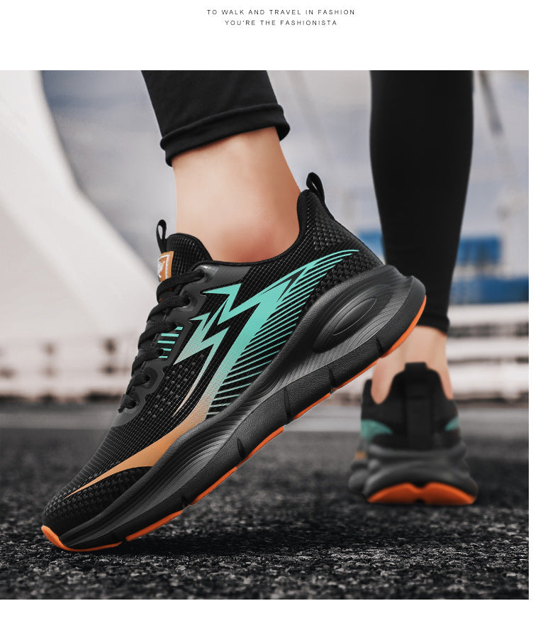 2025New Ultra-Light Fashion Soft Sole Sports Shoes Men's Waterproof Anti-Slip Running Shoes Versatile Casual Trendy Men's Shoes