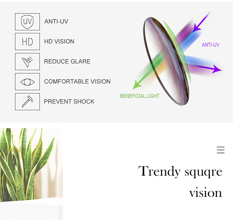 Irregular Square Frame Sunglasses for Women Trendy European and American Fashion Small Frame Wide Leg Sunglasses UV Protection sunglasses