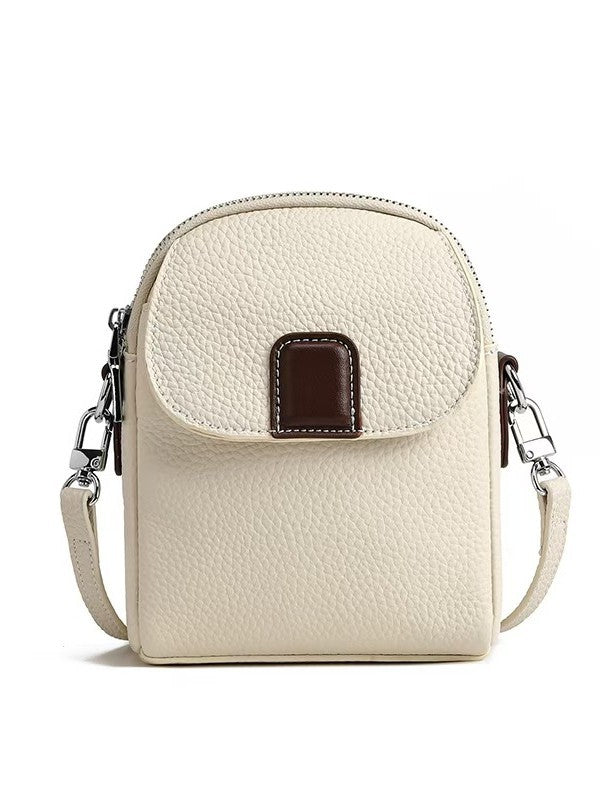 Genuine Leather Phone Bag for Women, Crossbody New Lightweight Bag, Summer Fashion Soft Leather High-End Mini Small Bag
