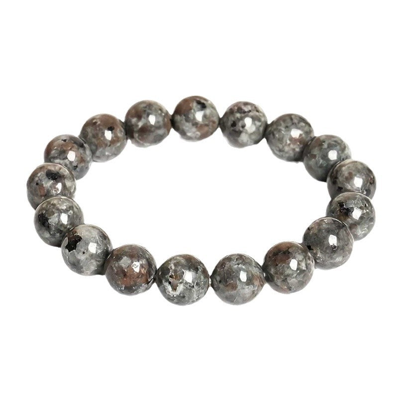 European and American Men's Natural Stone Bracelet New Arrival Beaded Bracelet ins Personalized Jewelry8mm Beaded Flame Stone Bracelet