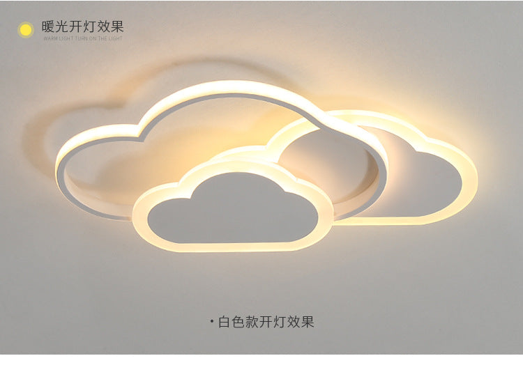 Cloud Lamp Kindergarten Boys Girls Children's Room Lamp Modern Minimalist Iron Art Bedroom Lamp Ceiling Lamp led Lamp