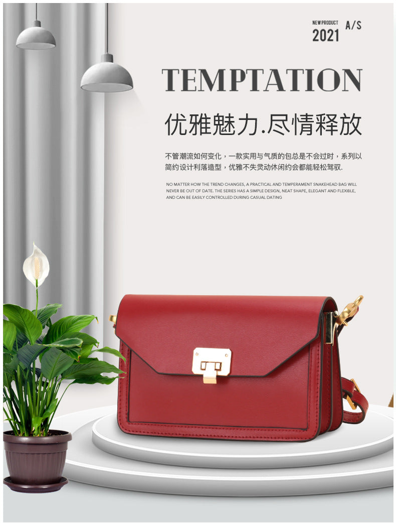 Women's Bag Spring Summer New Trendy Fashion Small Square Bag Personality Elegant Shoulder Bag Vintage Stylish Crossbody Bag