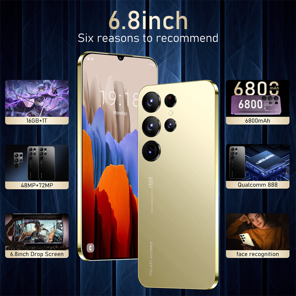 2024Globally Exclusive for Mobile Phones S24Ultra-large Screen HD16+1T Large Memory Source Factory