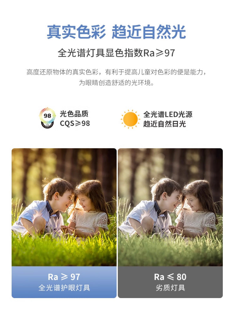 Full Spectrum Eye Protection Ceiling Lamp Study Bedroom Lamp led Ultra-thin Living Room Lamp led Modern Minimalist Elegant Main Light