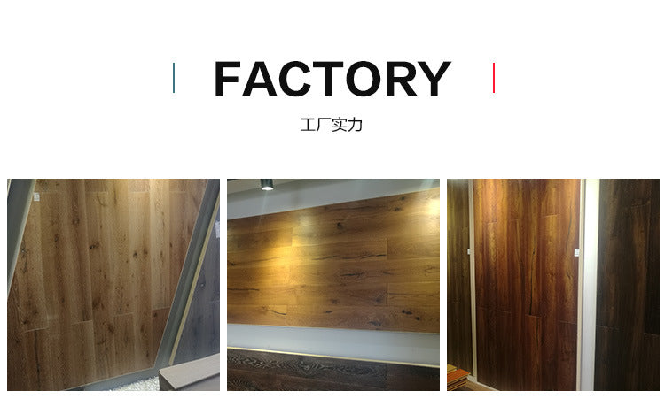 One square meter is also wholesale price Metallic Shiny Texture Sealing Wax Locking Floor Heating Red Oak Multi-layer Solid Wood Flooring