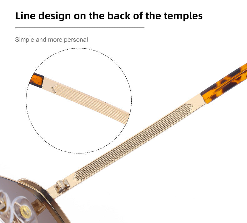 Men's Sunglasses Driving Fashion Internet Celebrity David Same Style Square Frame Sunglasses Men's Trendy Outdoor Hiking Glasses shades