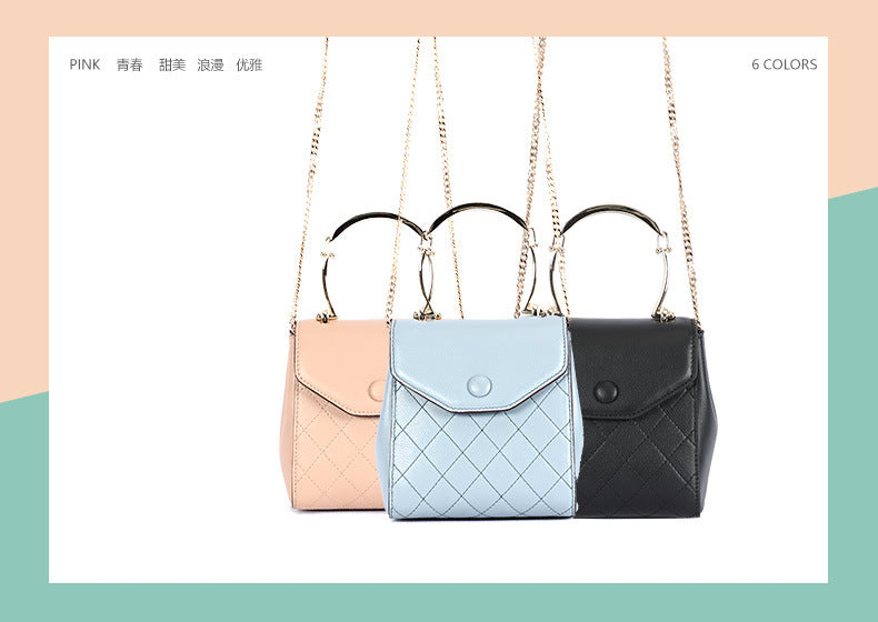 New Fashion Single Shoulder Bag for Women, Large Capacity Small Square Bag, Versatile Chain Handbag, Single Shoulder Crossbody Commuter Bag