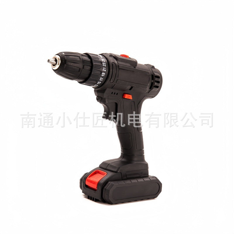 Cross-Border Dropshipping Electric Drill Set Multi-Functional Household Impact Drill Electric Screwdriver Lithium Battery Handheld Brushless Electric Drill
