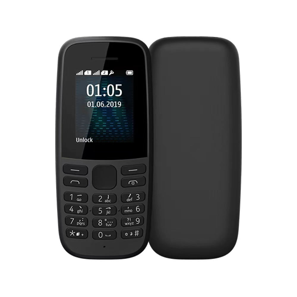 New model of Straight Button Phone106Feature Phone105Low-end Senior Phone with Multiple SIM Slots2G Mobile Phone GMS