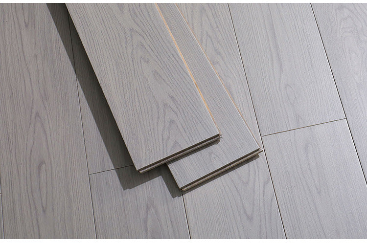Modern Solid Wood Cream Style Oak Pure Solid Wood Floor Flat Buckle A Grade A Oak3D Flat metallic paint texture