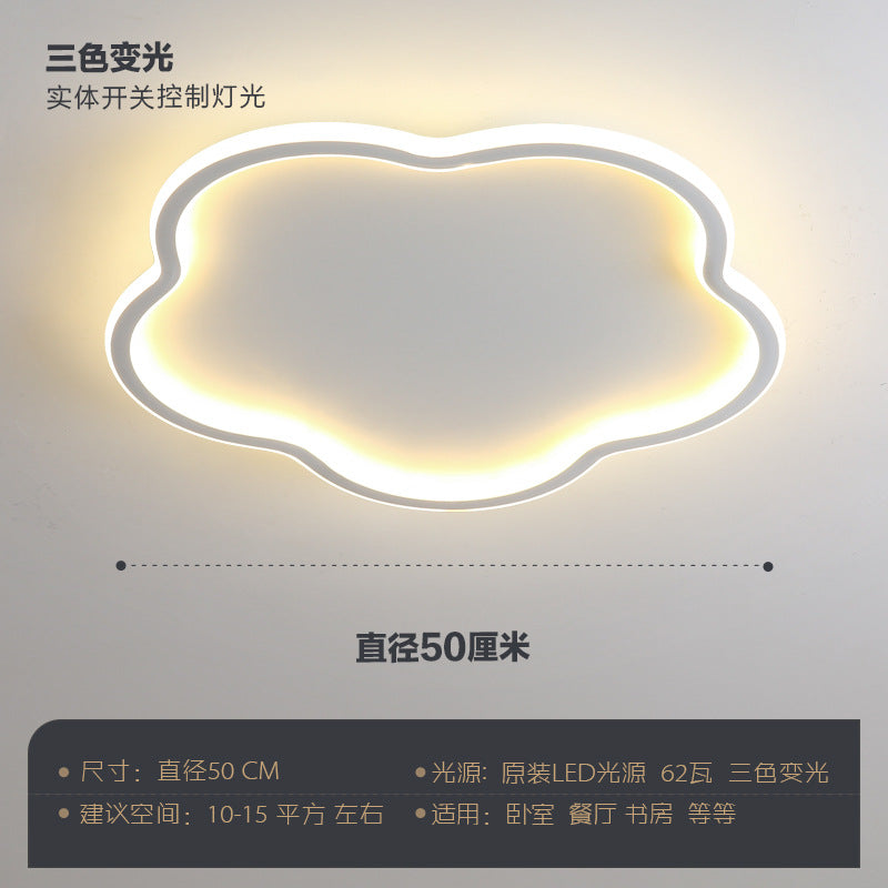 Creative Bedroom Main Light for Home Use led Ceiling Lamp Simple Modern Living Room Lamp Room Restaurant Study Flower Lighting