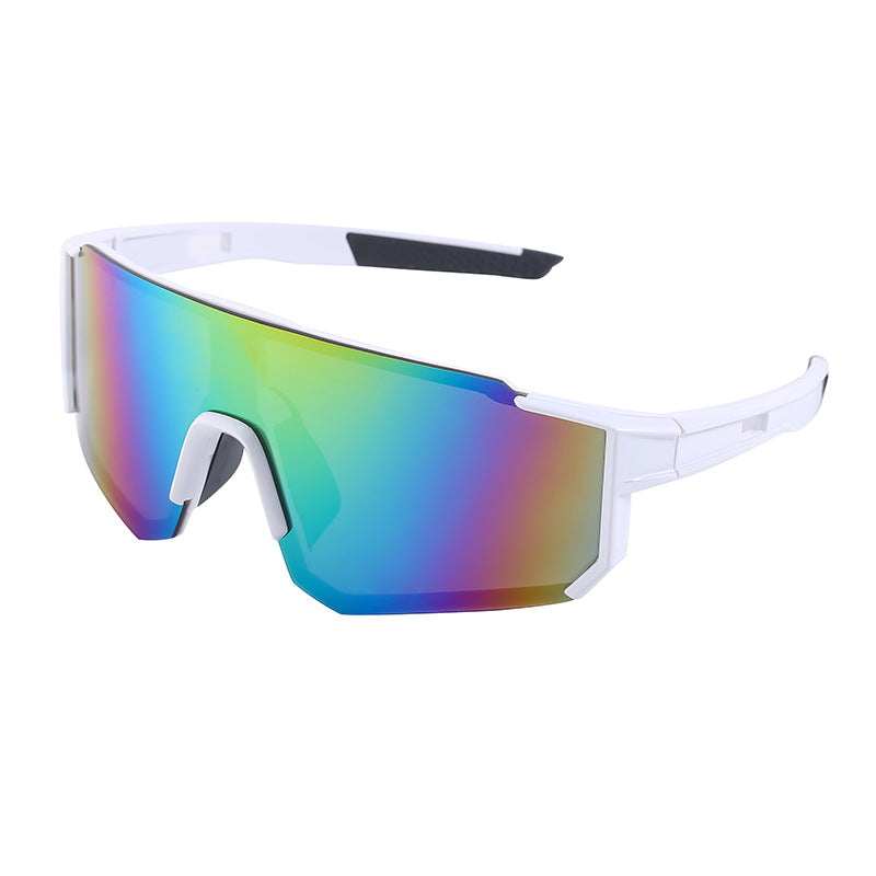 Cycling Goggles Colorful Outdoor Women's European and American One-piece Sunglasses Windproof Skiing Sports Sunscreen Sunglasses Men