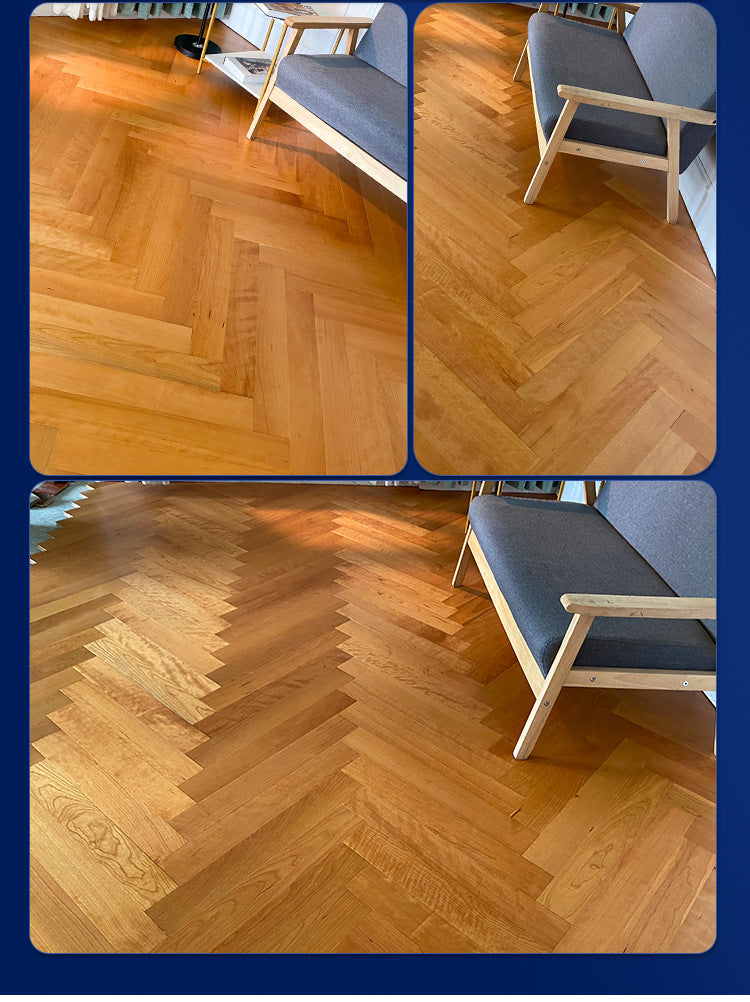 In-stock wholesale with on-site installation Herringbone Locking Floor Heating New Three-Layer Solid Wood Flooring Oak Black Walnut Flooring