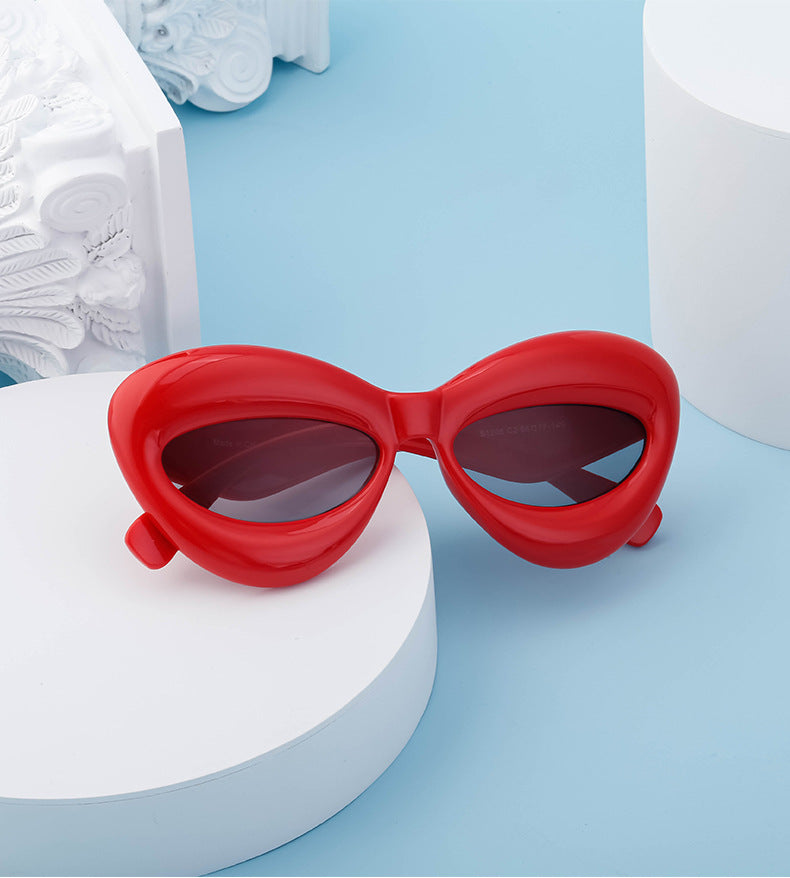 European and American Style Lip Sunglasses for Women Fashionable Party Quirky Personality Sunglasses Women's Glasses Wholesale Street Style Sun Protection