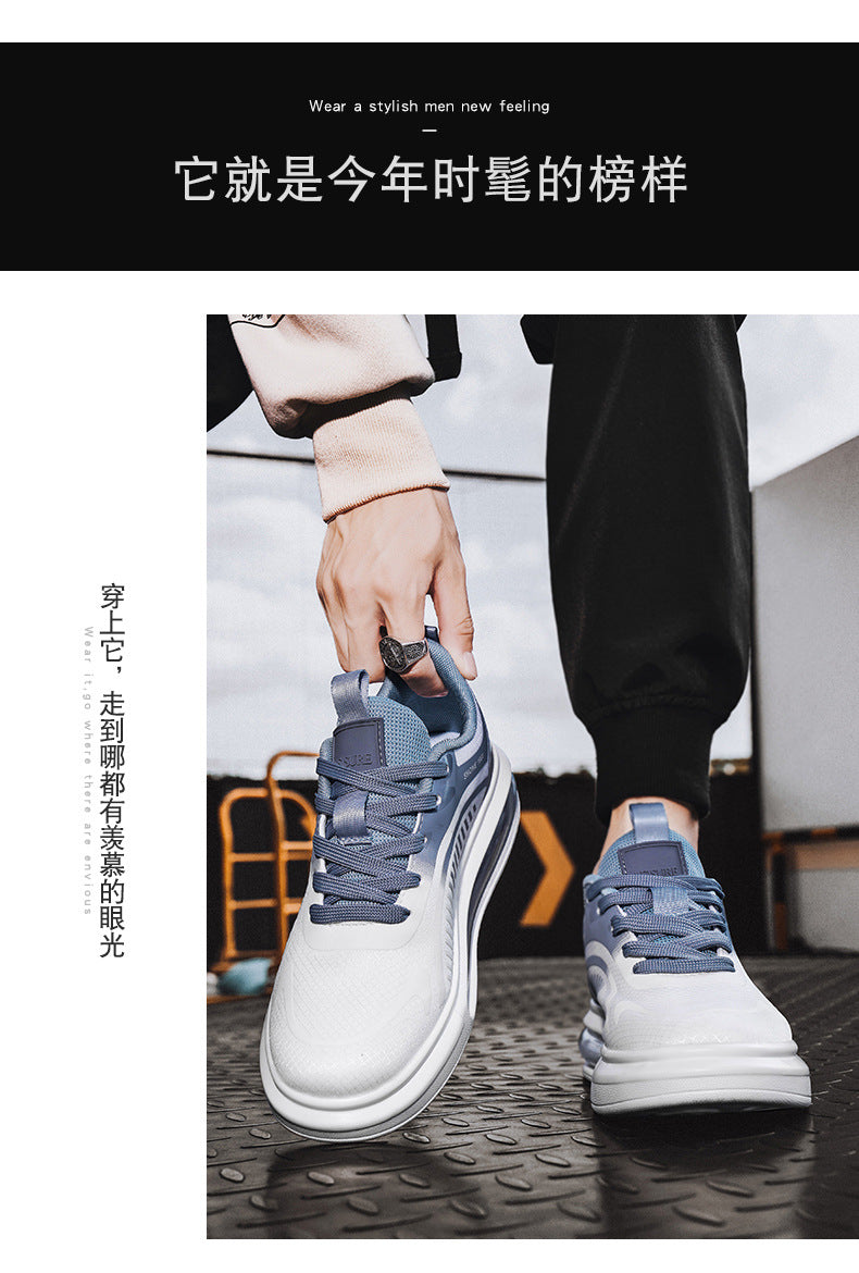 plus Size2025Spring New Comfortable Sports Shoes Casual Running Shoes Cushioned Lightweight Breathable Shock Absorption Trendy Shoes