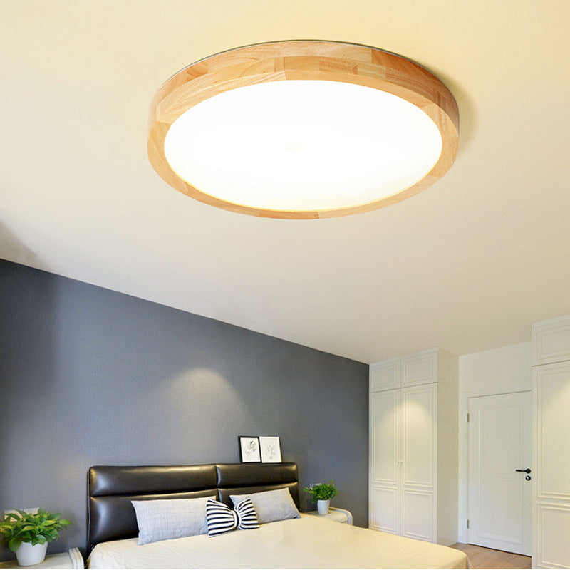 Solid Wood Bedroom Ceiling Light led Modern Simple Walnut Wood Room Lamp Creative Living Room Lamp Home Atmosphere Wholesale
