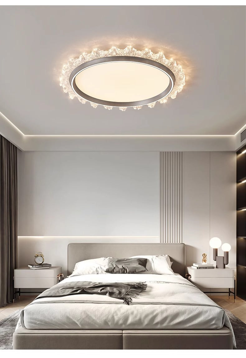 Modern simple light luxury bedroom ceiling light LED Round Eye Protection Study Lamp New Home Smart Room Lamp