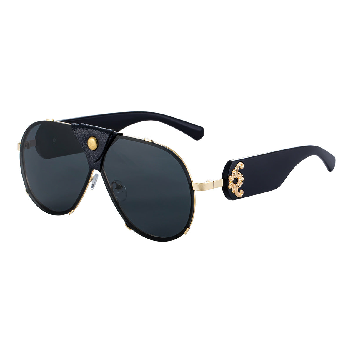 2025New Style Toad Glasses Men's European and American retro Sunglasses Pilot Sunglasses Men's Sunscreen Driving Glasses